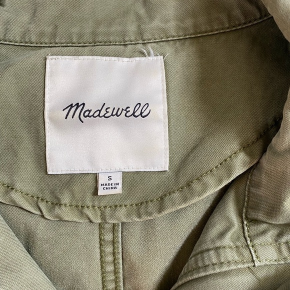 Madewell Utility Jacket in Olive Green - Picture 6 of 10